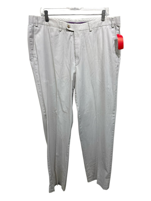 Hiltl Size 40 Gray Cotton Zip Fly Men's Pants Gray / 40