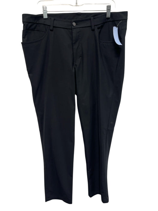Lululemon Size 36 Black Synthetic Solid Athletic Khakis Men's Pants Black / 36