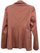 Liu Jo Size 2 Pink & Brown Polyester Blend Houndstooth One Button Blazer Jacket Pink & Brown / 2