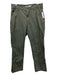 Carhartt Size 34 Olive Cotton Blend Solid Khaki Carpenter Men's Pants Olive / 34