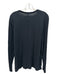 Rag & Bone Size L Black Cotton Blend Solid T shirt Crew Men's Long Sleeve Shirt Black / L