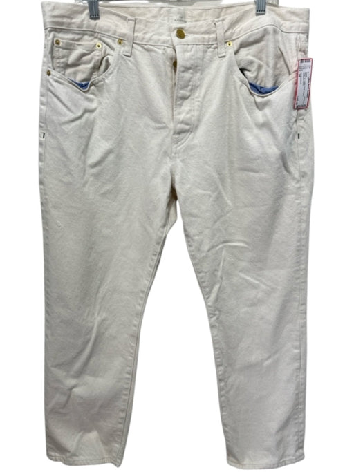 Sid Mashburn Size 38 Beige Cotton Solid Khakis Men's Pants Beige / 38