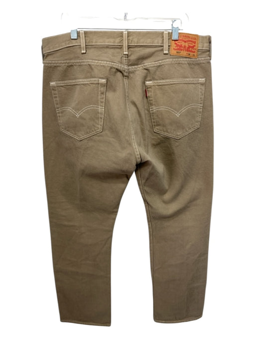 Levis Size 38 Dark Tan Cotton Blend Solid Khakis Men's Pants Dark Tan / 38