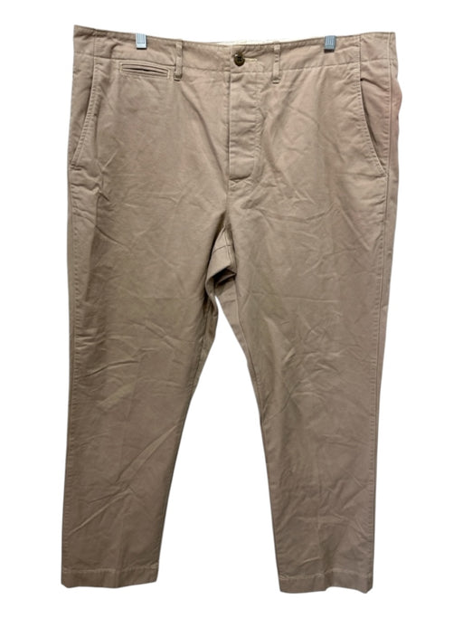 Wallace & Barnes Size 38 Tan Cotton Solid Khakis Men's Pants Tan / 38