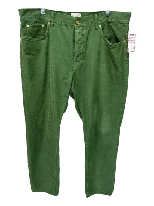 Sid Mashburn Size 40 Green Cotton Cordouroy Khakis Men's Pants Green / 40