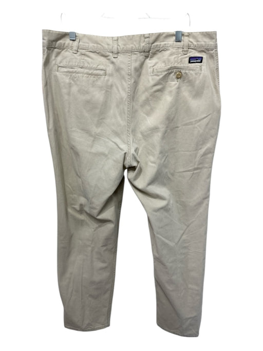Patagonia Size 38 Beige Cotton Blend Solid Khakis Men's Pants Beige / 38