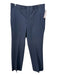 Berle Size Est 36 Blue Wool Blend Solid Dress Men's Pants Blue / Est 36