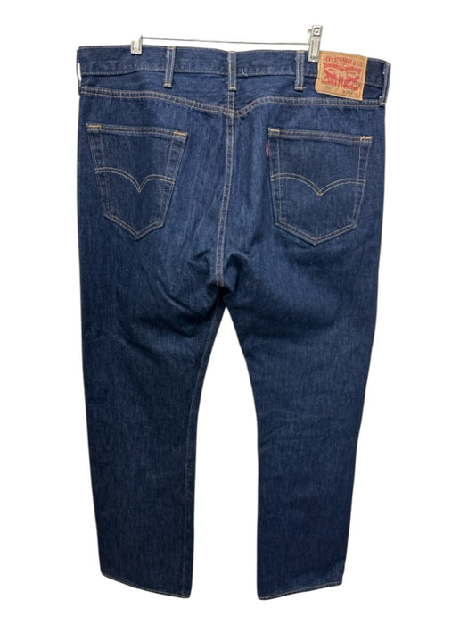 Levis Size 38 Dark Wash Cotton Solid Jean Men's Pants Dark Wash / 38