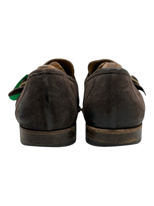 Billy Reid Shoe Size 10.5 AS IS Brown Suede Solid Single Monkstrap loafer Shoes Brown / 10.5