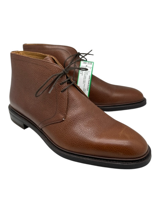 Meermin Shoe Size 9.5 Brown Leather Solid Dress Chukka Men's Shoes Brown / 9.5