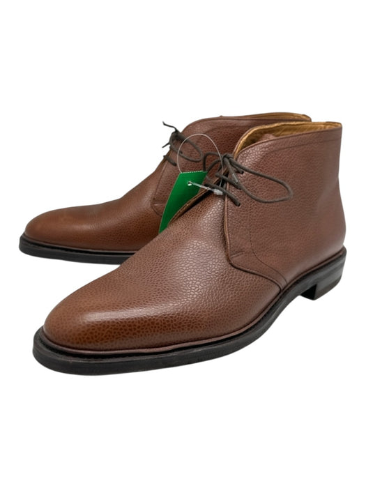 Meermin Shoe Size 9.5 Brown Leather Solid Dress Chukka Men's Shoes Brown / 9.5