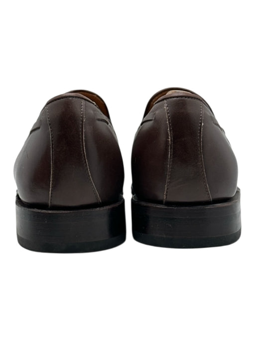 Meermin Shoe Size 10.5 Dark Brown Leather Solid Tassel Dress Men's Shoes Dark Brown / 10.5