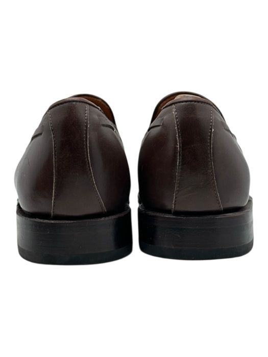 Meermin Shoe Size 10.5 Dark Brown Leather Solid Tassel Dress Men's Shoes Dark Brown / 10.5