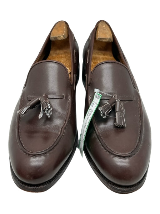 Meermin Shoe Size 10.5 Dark Brown Leather Solid Tassel Dress Men's Shoes Dark Brown / 10.5
