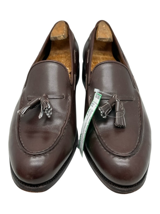 Meermin Shoe Size 10.5 Dark Brown Leather Solid Tassel Dress Men's Shoes Dark Brown / 10.5