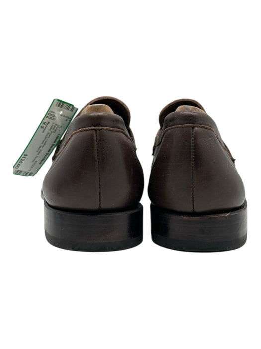 Meermin Shoe Size 9.5 Dark Brown Leather Solid Dress Men's Shoes Dark Brown / 9.5