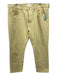 Sid Mashburn Size 38 Yellow Cotton Blend Solid Jean Men's Pants Yellow / 38