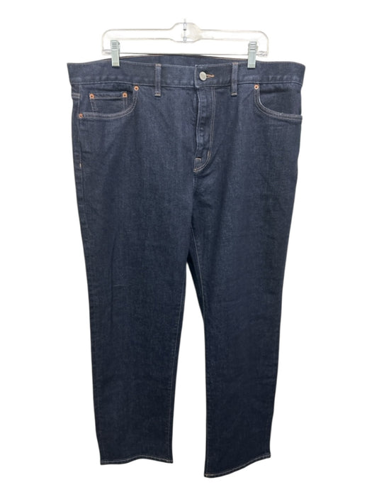 Outerknown Size 38 Dark Wash Cotton Blend Solid Jean Men's Pants Dark Wash / 38