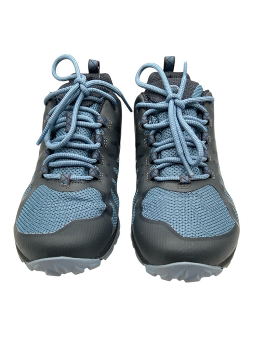 Merrell Shoe Size 7.5 Blue & Gray Synthetic Laces Low Top Athletic Sneakers Blue & Gray / 7.5