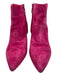 Sam Edelman Shoe Size 7.5 Hot pink Suede Pointed Toe Kitten Heel Booties Hot pink / 7.5