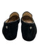 Sam Edelman Shoe Size 7.5 Black Velvet Lip Balm Low Heel Almond Toe Loafers Black / 7.5