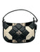Coach Black, Cream, Beige Leather Snakeskin Quilted Inner Pocket Bag Black, Cream, Beige / S
