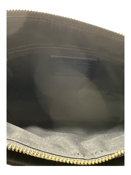 Coach Black, Cream, Beige Leather Snakeskin Quilted Inner Pocket Bag Black, Cream, Beige / S