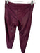 Heroine Sport Size M Maroon Cotton Metallic Athletic Leggings Maroon / M