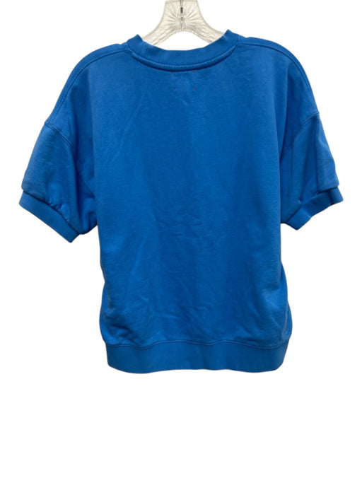 Hunter Bell Size S Blue, Yellow, Multi Cotton Short Sleeve Graphic Sweater Blue, Yellow, Multi / S