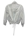 Cara Cara Size M White Cotton Puff 1/2 Sleeve Buttons Collar Crop Top White / M