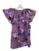 Ulla Johnson Size 4 Purple, Yellow, Green Cotton V Neck Floral Top Purple, Yellow, Green / 4