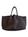 Bottega Veneta Brown Leather Woven Tote Double Handle Pouch Inc. Bag Brown / Large