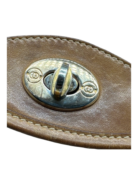 Gucci Beige Print Leather & Coated Canvas Guccissima Print Crossbody Bag Beige Print / Small