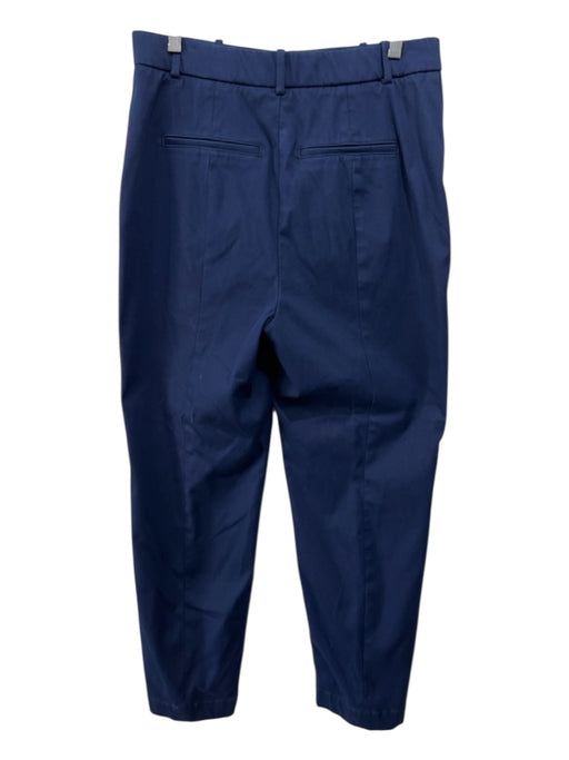 Spanx Size L Navy Blue Cotton Pockets Straight Trouser Pants Navy Blue / L