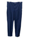 Spanx Size L Navy Blue Cotton Pockets Straight Trouser Pants Navy Blue / L