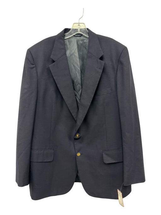 Burberrys AS IS Navy Solid 2 Button Men's Blazer Navy / Est L