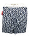 Fendi NWT Size 34 Blue & White Linen All Over Print Men's Shorts Blue & White / 34