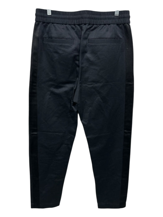 Burberry Size 50 Black Linen & Cotton Drawstring Men's Pants Black / 50
