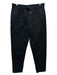 Burberry Size 50 Black Linen & Cotton Drawstring Men's Pants Black / 50