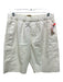 Alexander McQueen AS IS Size 46 Ivory Cotton drawstring waist Men's Shorts Ivory / 46