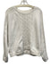 Tuckernuck Size L White Cotton Cable Knit Crew Neck Sweater White / L