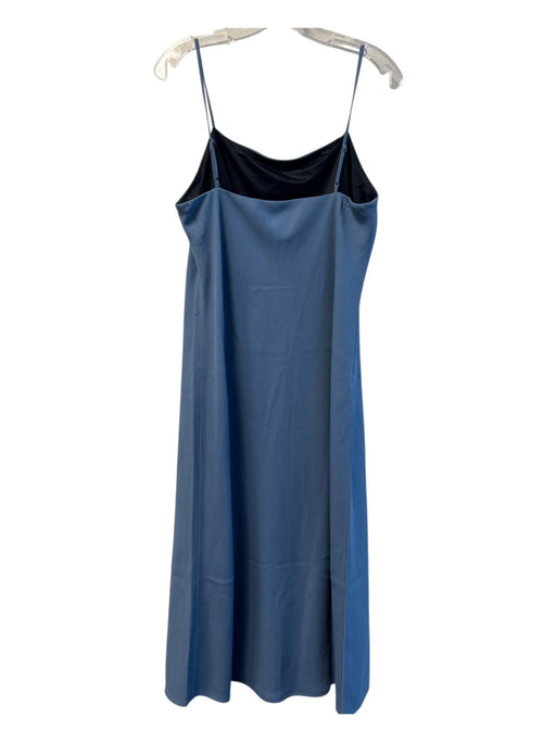 Spanx Size M Sky Blue Polyester Spaghetti Strap lined Square Neck Dress Sky Blue / M