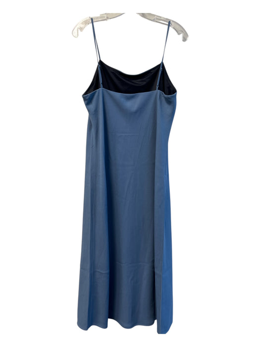 Spanx Size M Sky Blue Polyester Spaghetti Strap lined Square Neck Dress Sky Blue / M