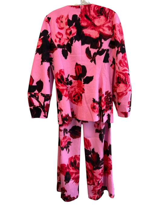 Tuckernuck Size S/M Pink, Red & Black Polyester Blend Side Zip Pants Suit Pink, Red & Black / S/M