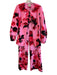 Tuckernuck Size S/M Pink, Red & Black Polyester Blend Side Zip Pants Suit Pink, Red & Black / S/M
