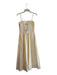 Tuckernuck Size Small Pale Yellow Tencel & Cotton Side Zip Lined Dress Pale Yellow / Small