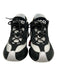 Gucci Black & White Logo Trainer Sneakers Black & White