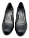 Stuart Weitzman Shoe Size 8 Black Leather Round Toe Heel Pumps Black / 8