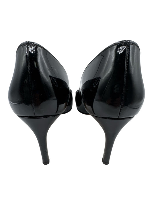 Stuart Weitzman Shoe Size 8 Black Patent Leather Round Toe Heel Pumps Black / 8