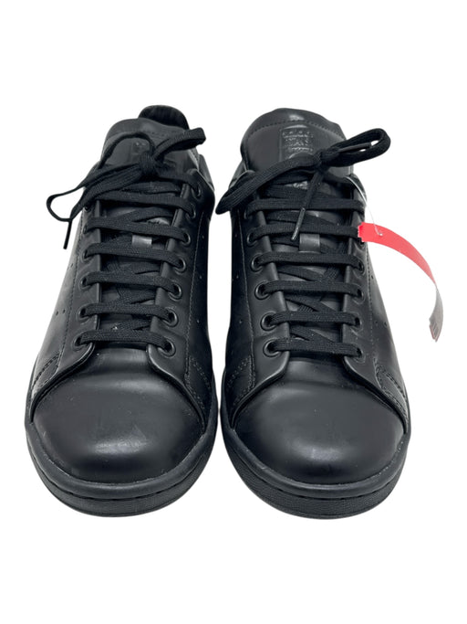 Adidas Shoe Size 8.5 Black & White Leather Low Top Lace Up Sneaker Men's Shoes Black & White / 8.5